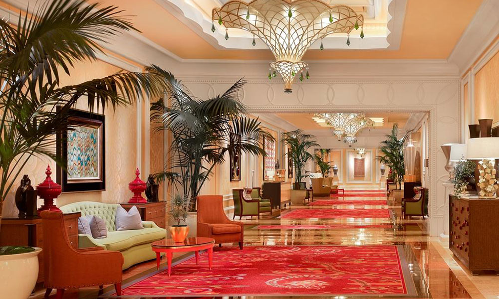 Lobby of Wynn Hotel Las Vegas, USA